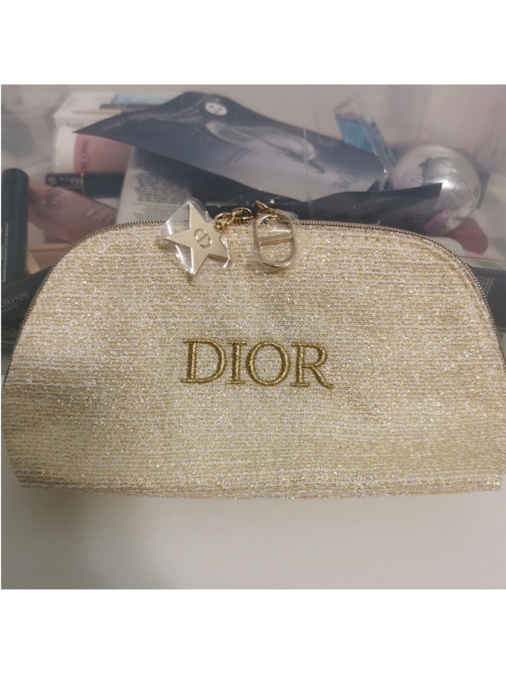 Dior beauty makeup bag
